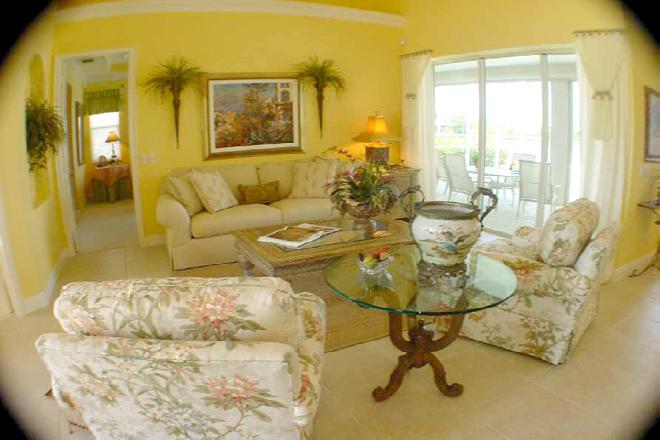 6 Zimmer Muster Villa Marco Island / Florida :  Wohnbereich 