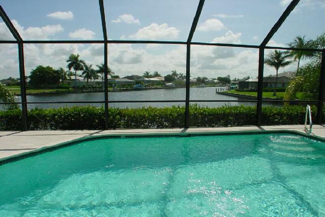 5� Zimmer Einfamilienhaus Marco Island Florida USA :  Blick aufs Wasser 